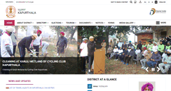 Desktop Screenshot of kapurthala.gov.in